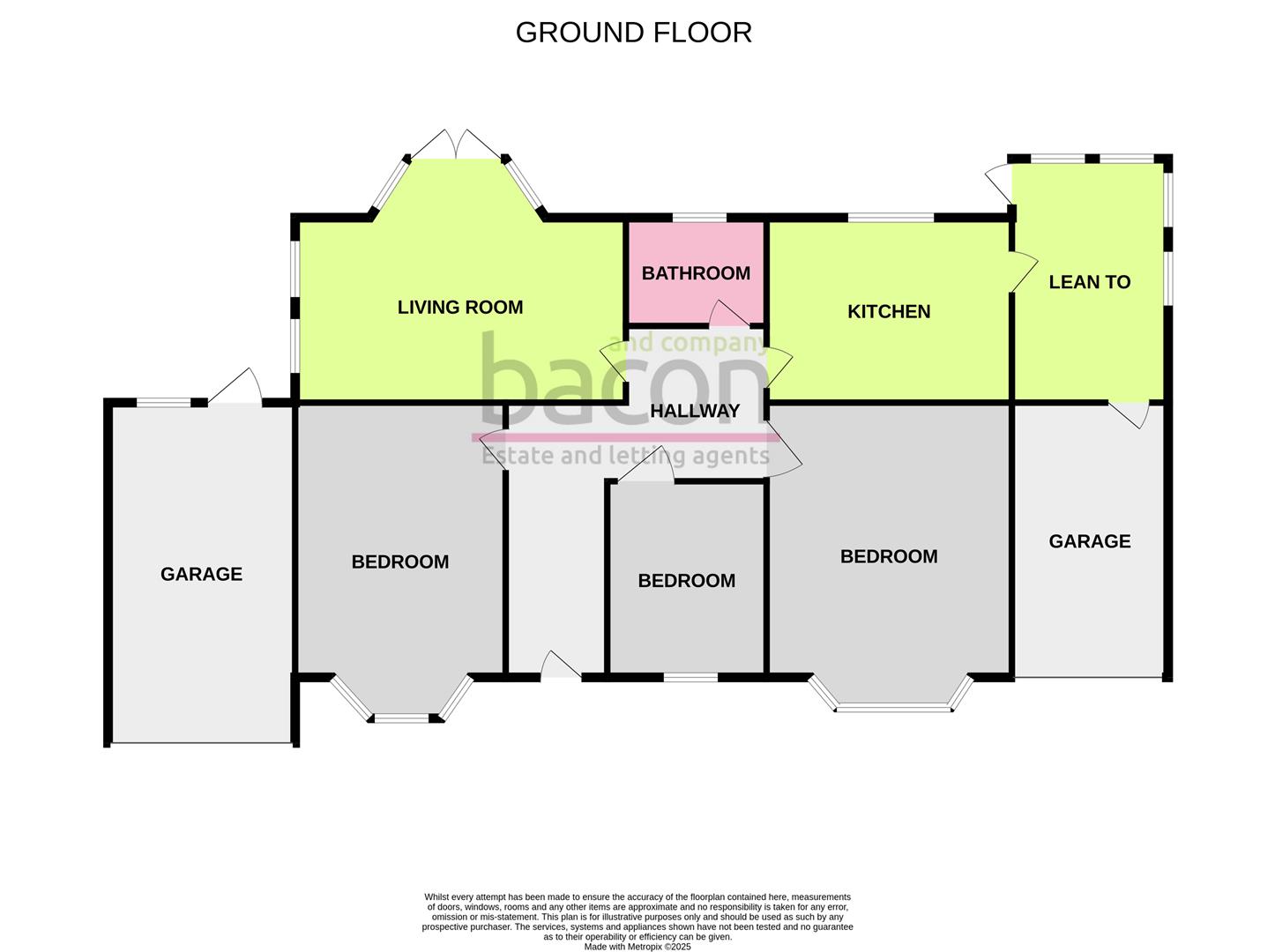Floor Plan | Bungalow - Detached | Glynde Avenue, Goring-By-Sea, Worthing | Sold - Subject to Contract